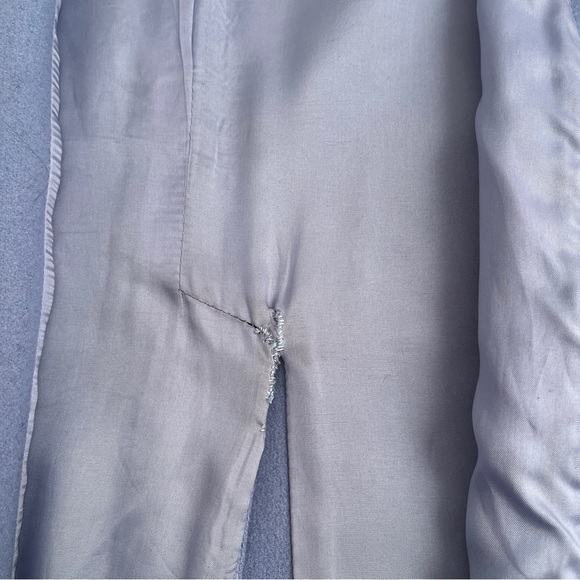 Express vintage 90s Y2K light blue single breast wool pea coat M - Picture 14 of 14